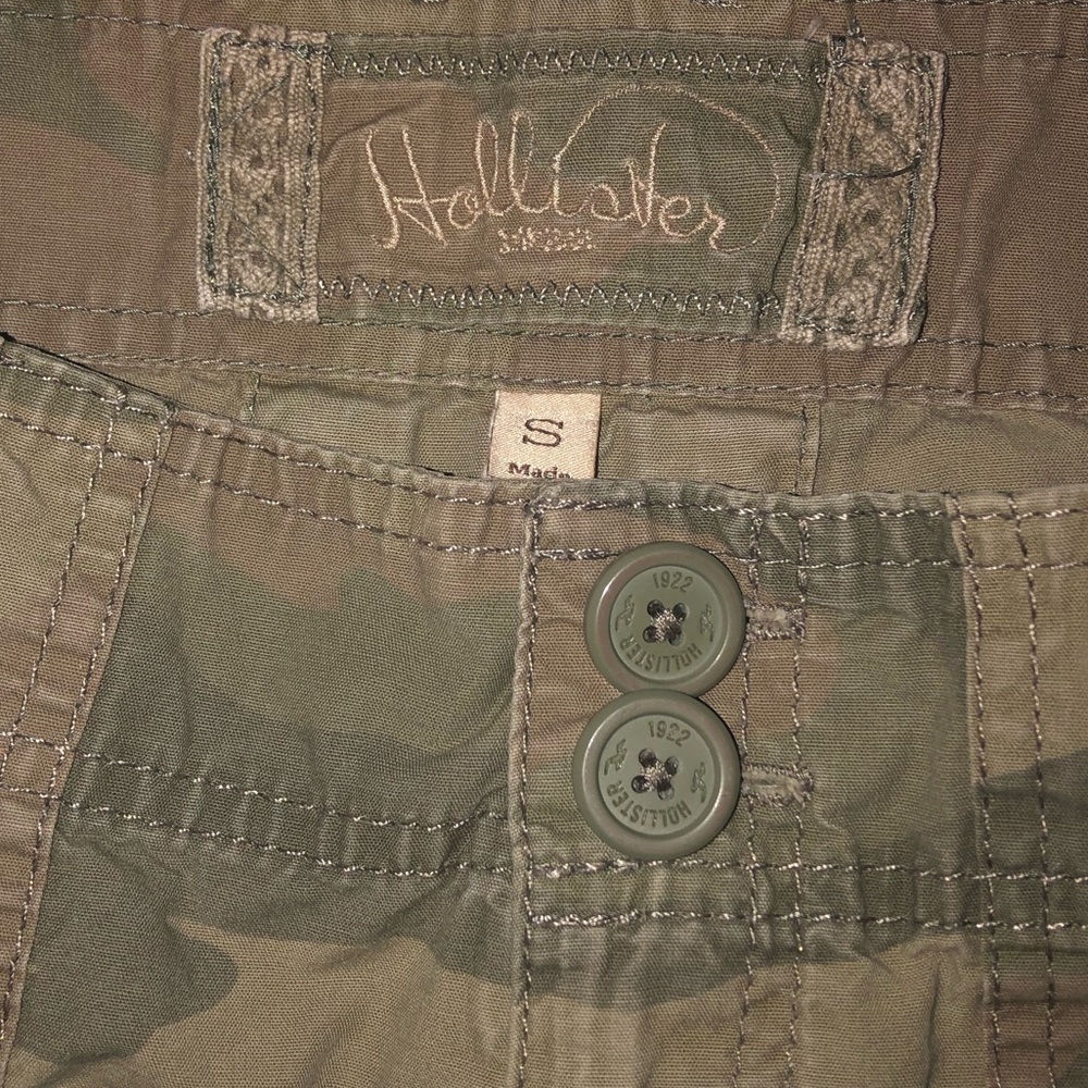 Hollister camo cargo shorts
